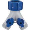 Best Garden Poly Y-Connector Double Hose Shutoff 37076